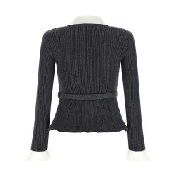 Ribbed cardigan
