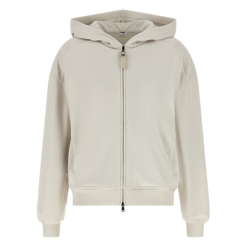 'Shiny Zipper Pull' hoodie