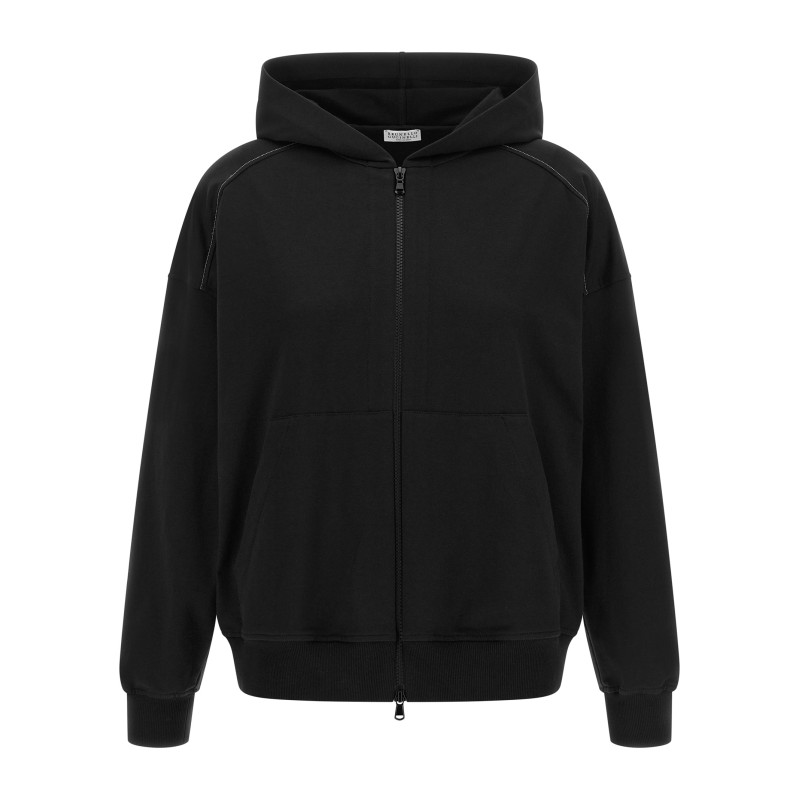 'Shiny Trims' hoodie