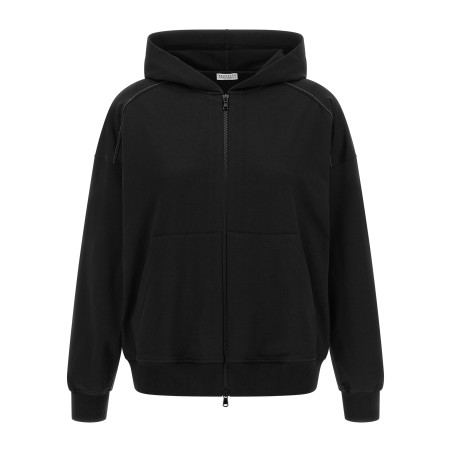 'Shiny Trims' hoodie