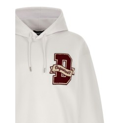 Logo patch hoodie