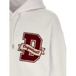 Logo patch hoodie
