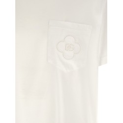 Openwork logo t-shirt