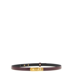 Striped buckle belt