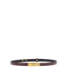 Striped buckle belt