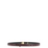 Striped buckle belt