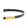 Striped buckle belt