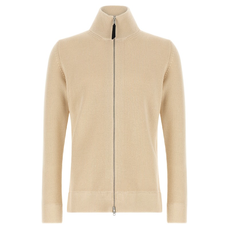 Ribbed knit cardigan