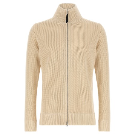 Ribbed knit cardigan