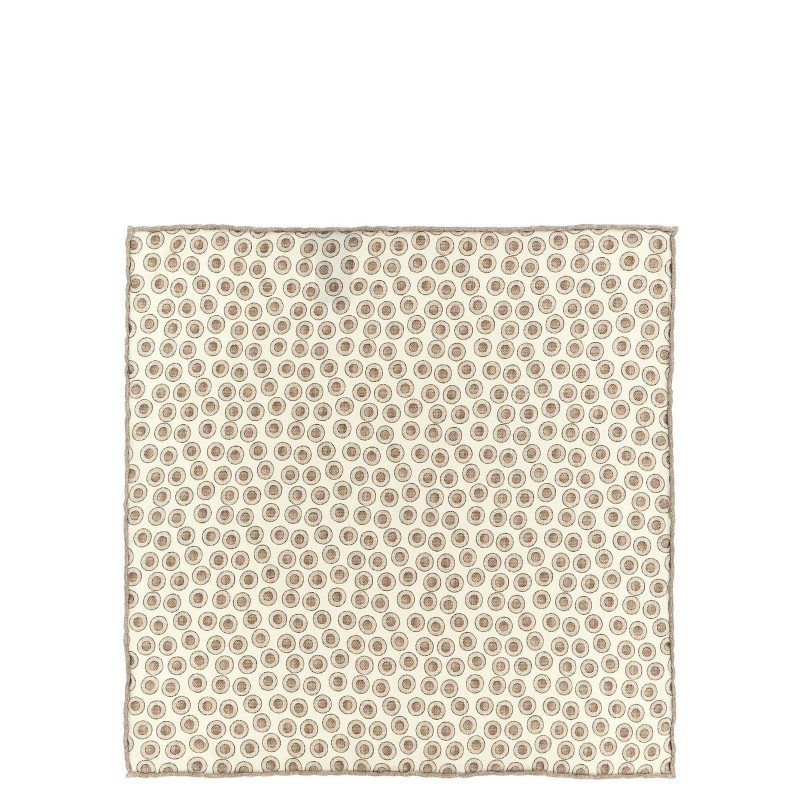 Polka dot pocket clutch bag