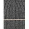 Cashmere turn-up beanie