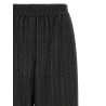 Micro sequin pinstripe pants