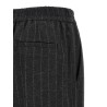 Micro sequin pinstripe pants