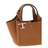 Micro leather handbag