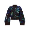 Floral jacquard blouson