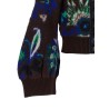 Floral jacquard blouson