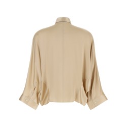 'Monile' satin shirt