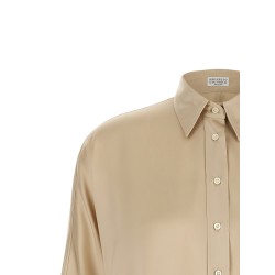 'Monile' satin shirt