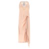 'Silk Lace Slip Midi Dress' dress