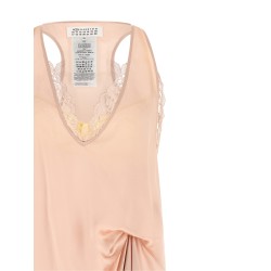 'Silk Lace Slip Midi Dress' dress
