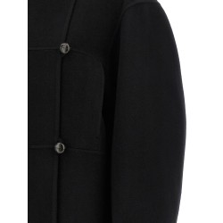 Double wool coat