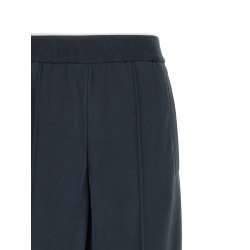 Joggers with frontal stitching detail