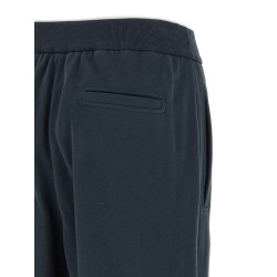 Joggers with frontal stitching detail