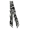 Zebra print scarf