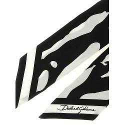 Zebra print scarf