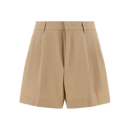 Bermuda shorts with pleats