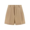 Bermuda shorts with pleats