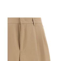 Bermuda shorts with pleats