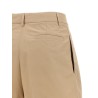 Bermuda shorts with pleats