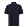 Logo piqué polo shirt