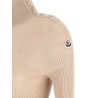 Textured wool turtleneck sweater