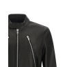 '5-zip' Leather Jacket