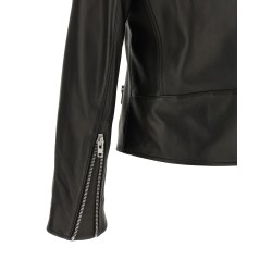 '5-zip' Leather Jacket