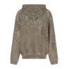 Openwork hooded sweater