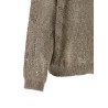 Openwork hooded sweater