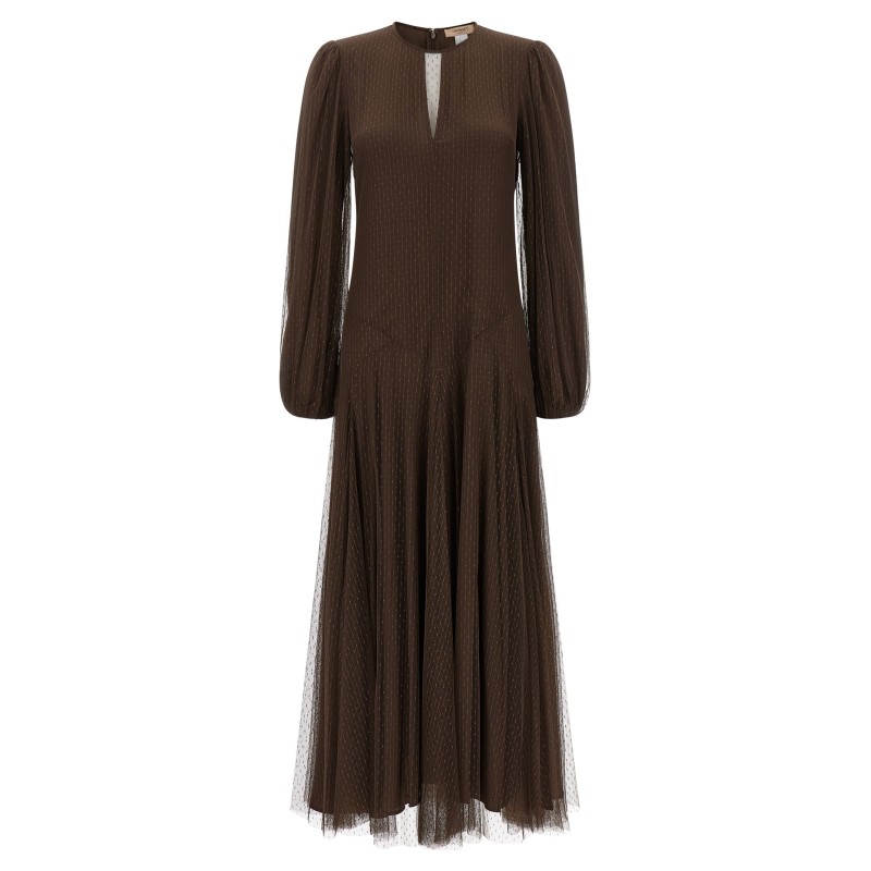 Tulle plumetis dress
