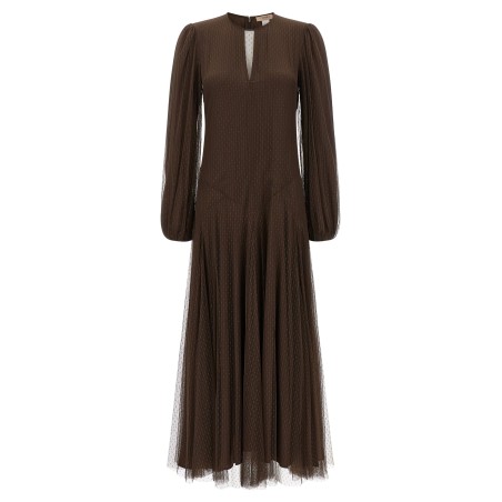 Tulle plumetis dress