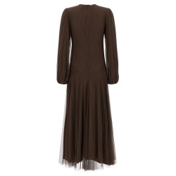 Tulle plumetis dress