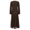 Tulle plumetis dress