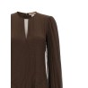 Tulle plumetis dress