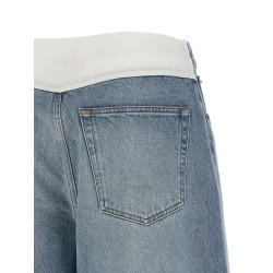 White carré bermuda shorts