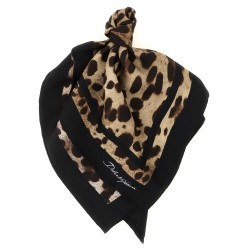 Leopard-print scarf