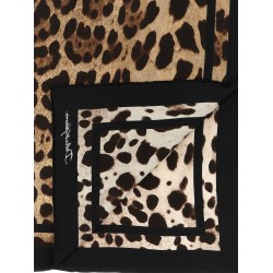 Leopard-print scarf