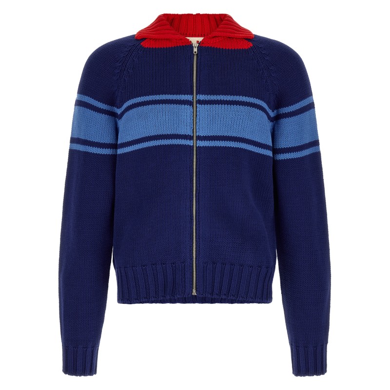 Color block details cardigan