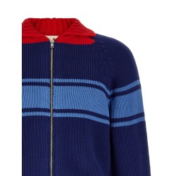 Color block details cardigan