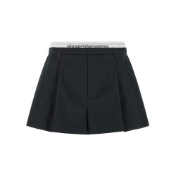 Logo band shorts